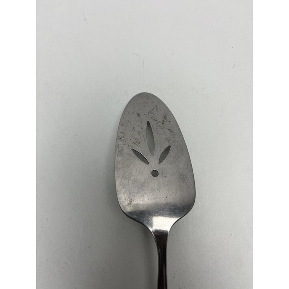 Wm A Rogers Vintage Oneida Pie Cake Server Rare Slotted Pattern Stainless Steel - Picture 3 of 6